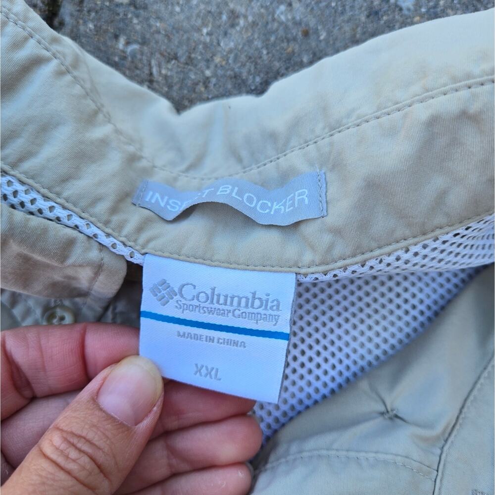 Columbia omni shade PFG men's sz XXL long sleeve vented shirt - Picture 9 of 9